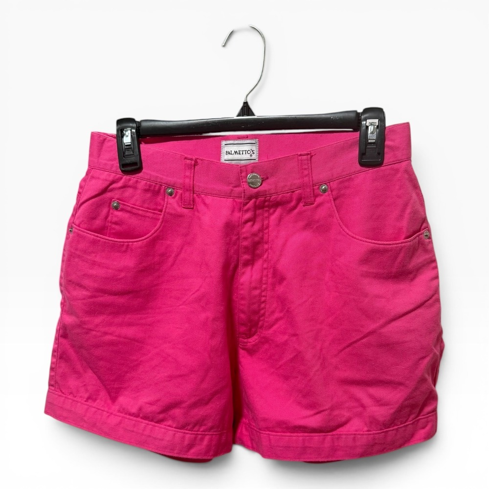 Palmetto's Denim Shorts Womens 11 Pink Excellent High Waisted Vintage 90s Style